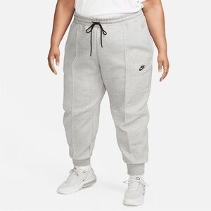 Nike Tech Fleece Light Gray Mid-Rise Jogger Pants Size 3X NWT